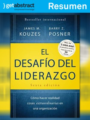 cover image of El desafío del liderazgo (resumen)